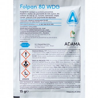 Fungicid - Folpan 80 WDG,15 gr
